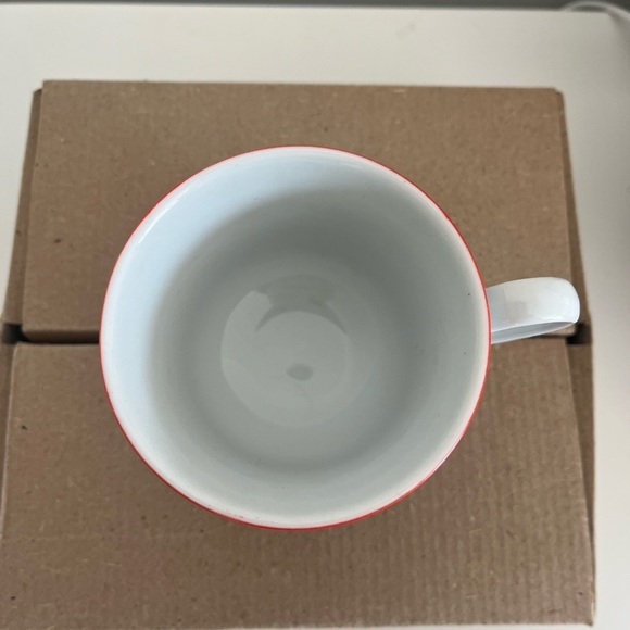 Kopin “Christmas Pleasure” tea cups dishes vintage 90s holiday set of 6 - Picture 5 of 8